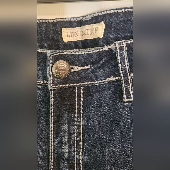 Lux Nation Sz 28/6 Women's Denim Blue Jeans - Picture 2 of 10